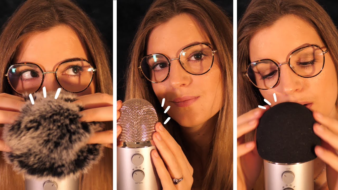 ASMR FR 🕊 MASSAGE DE TETE EN MIC SCRATCHING 😴...