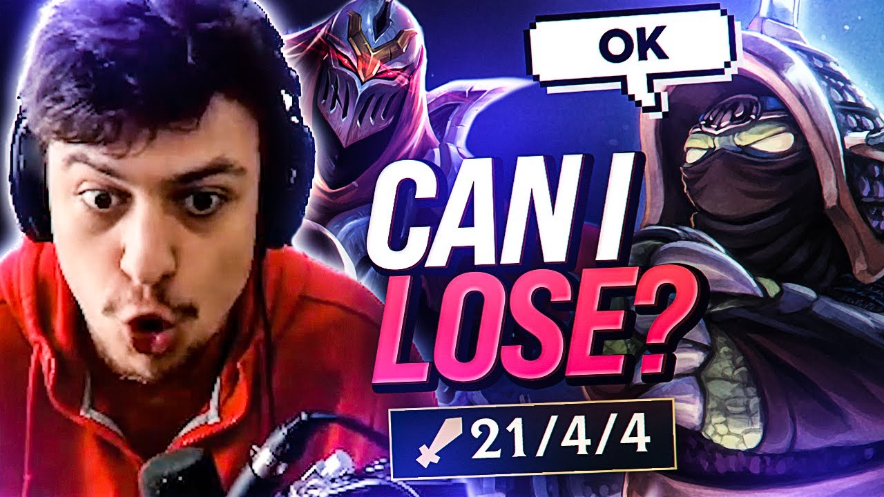 CAN I LOSE A 21/4/4 ZED GAME? NEVER SEEN BEFORE!