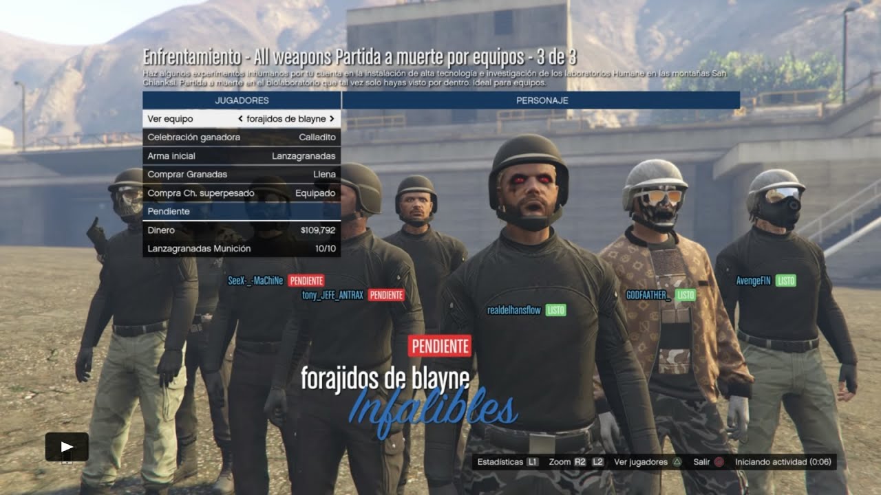GTA V Online - FDBL Vs BPMR (EA) 8vs8