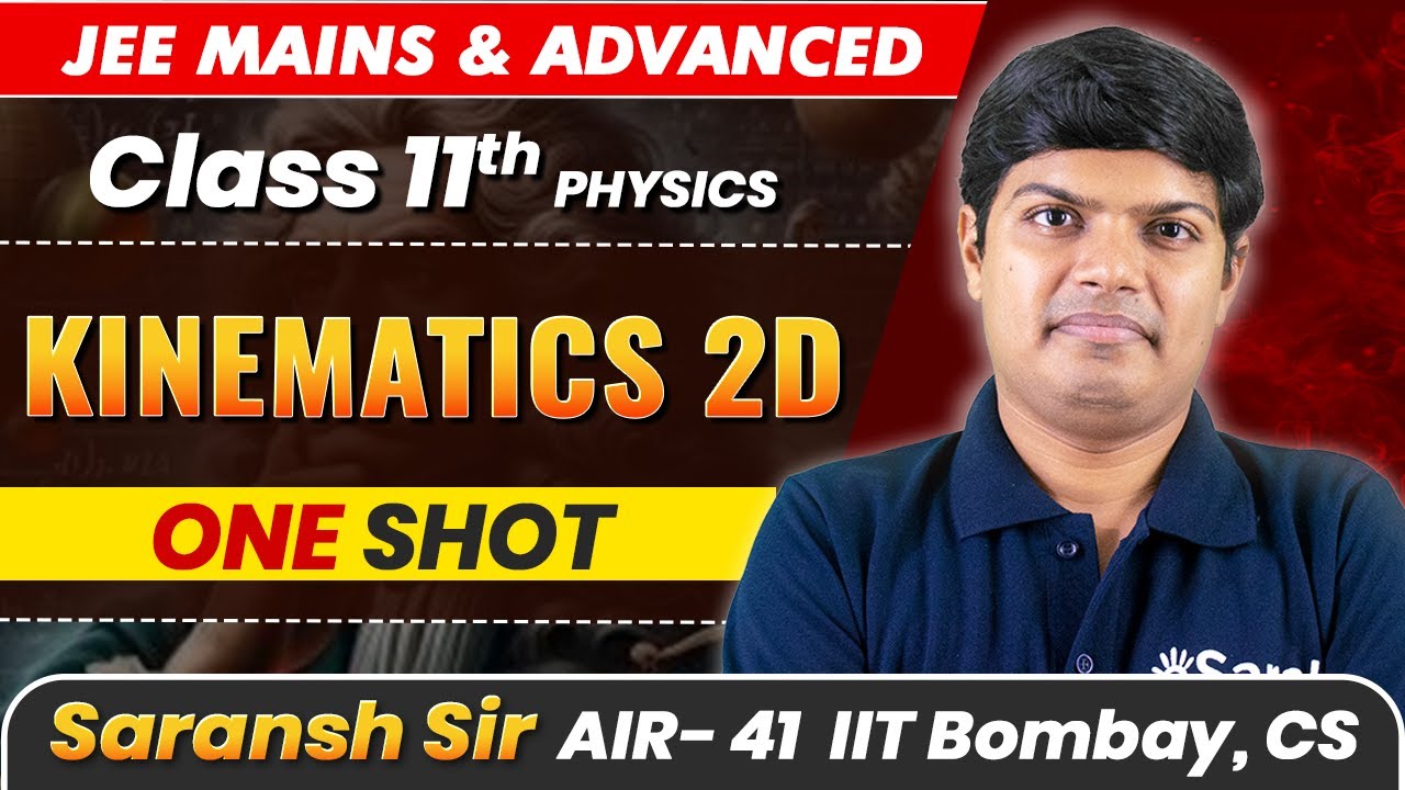 Kinematics 2D in 1 Shot - All Concepts Covered | JEE Main & Advanced | Class 11 Physics