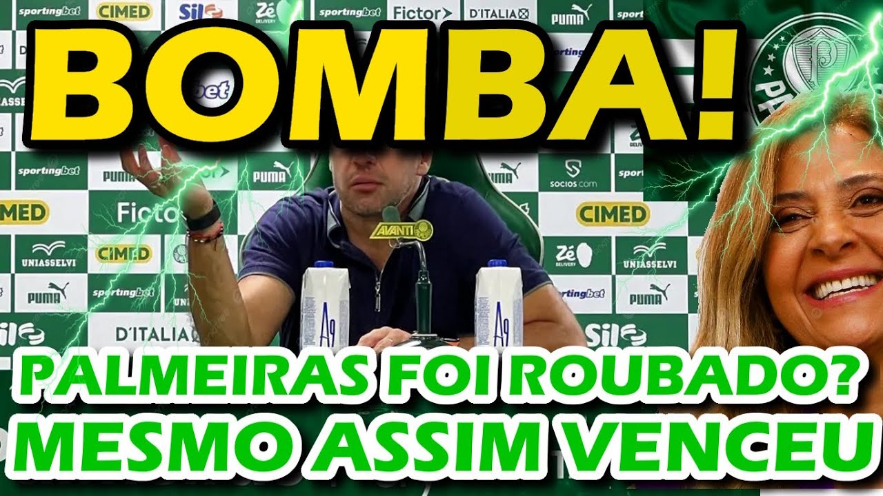 PALMEIRAS FOI FORTE NO MORUMBI MESMO COM ROUBO!