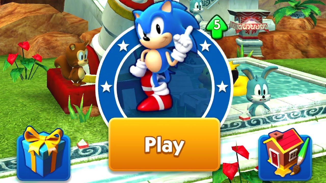 Sonic Dash Classic Sonic New Character | Nubi Gameplay