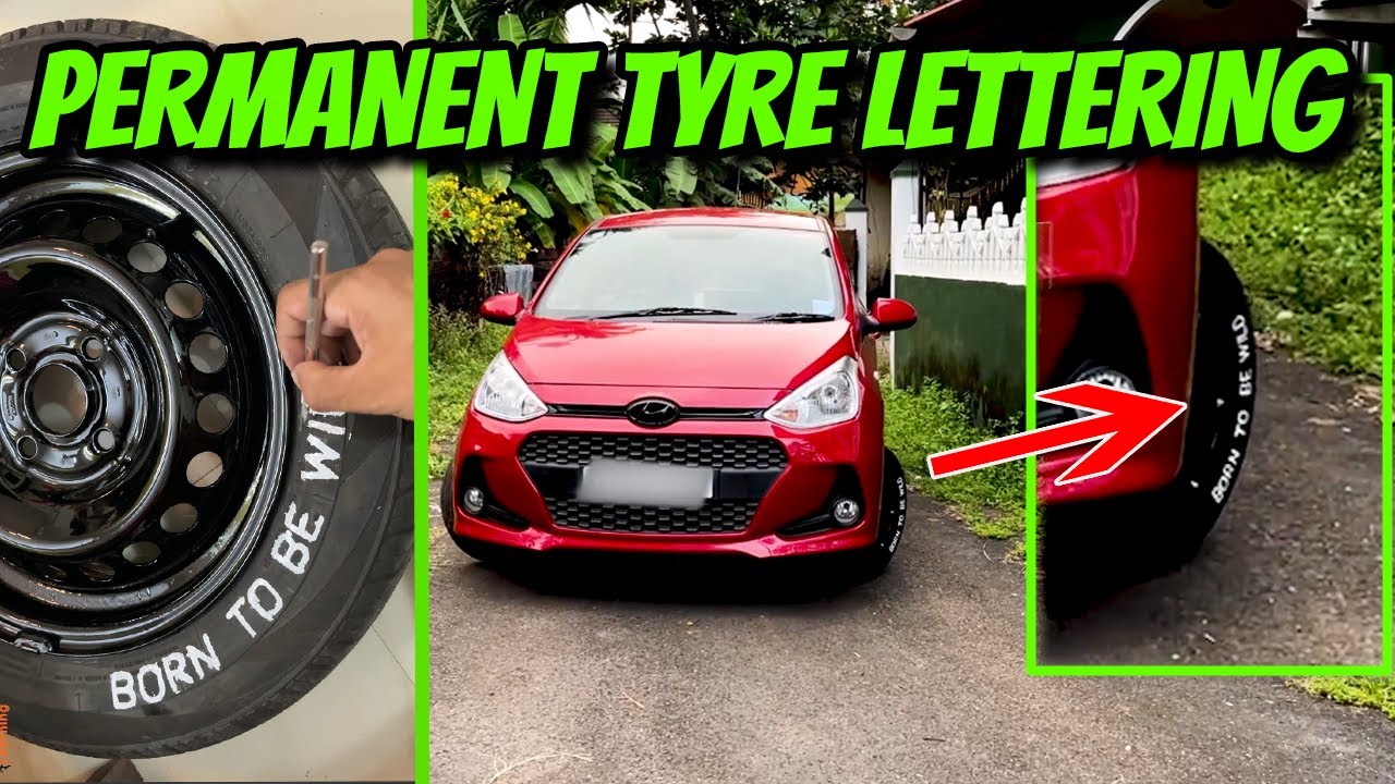 Tyre Lettering Mastery: A Complete Guide on How to Write on Your Tires! English