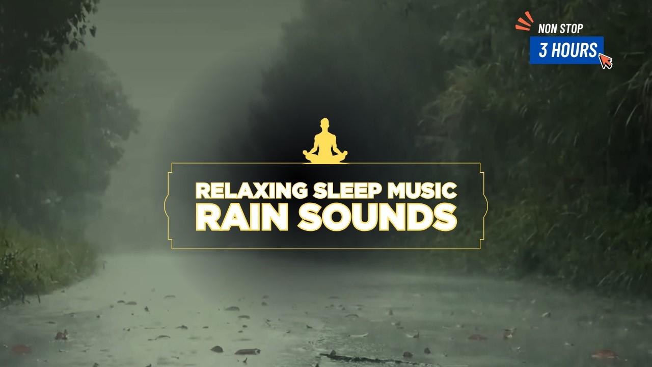 HEAVY  RAIN | RELAXING SLEEP WITH RAIN SOUNDS