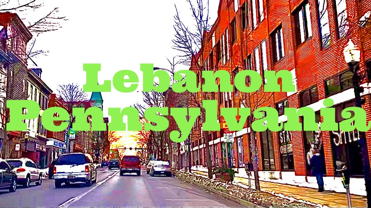 Lebanon Pennsylvania, car vlogs  driving# Road Tour #beautiful Old buildings#travelvlog #foryou