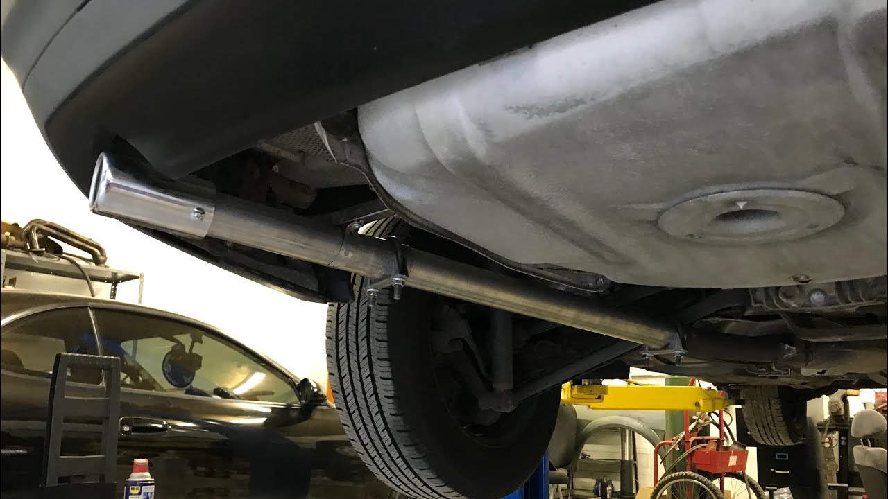 BMW E36 Rear Muffler Delete Pipe