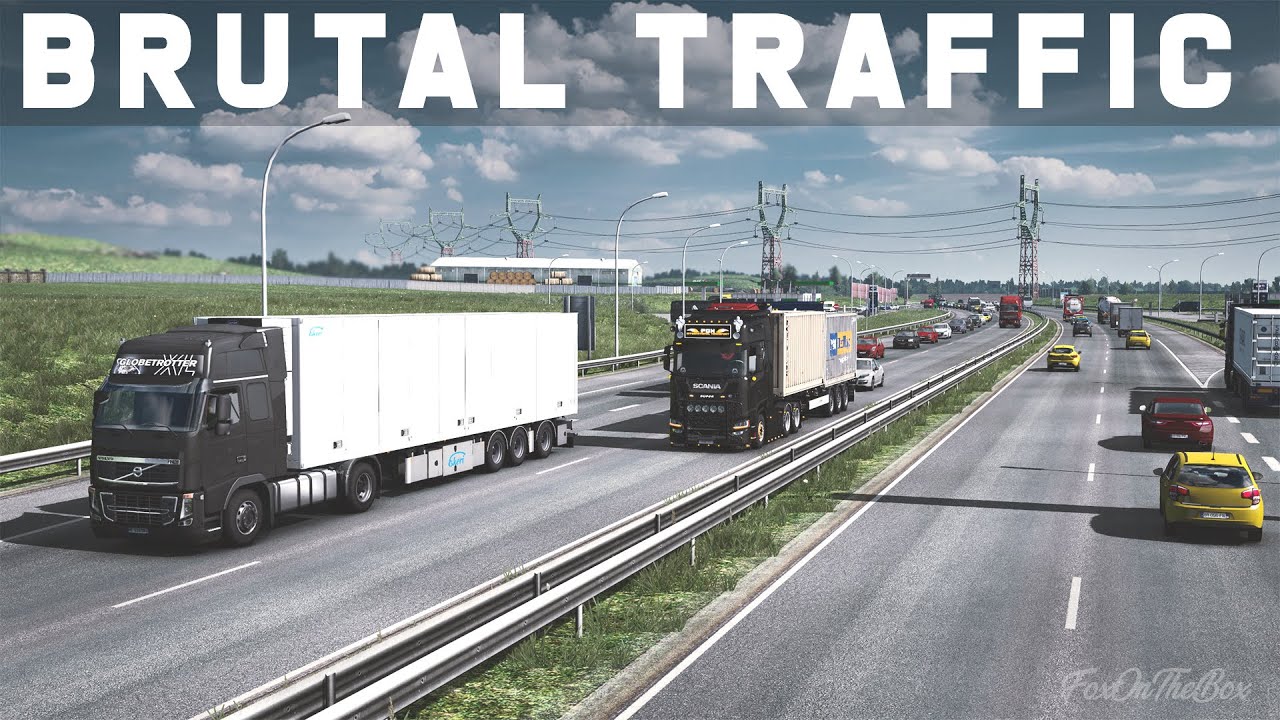 ETS2 1.39 Brutal Traffic Mod | Euro Truck Simulator 2 Mod