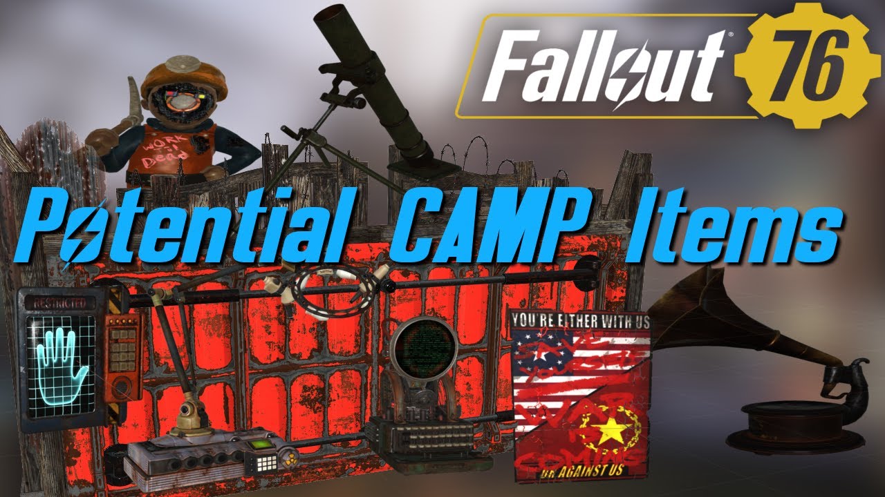 Fallout 76 - Potential CAMP Items - Datamine