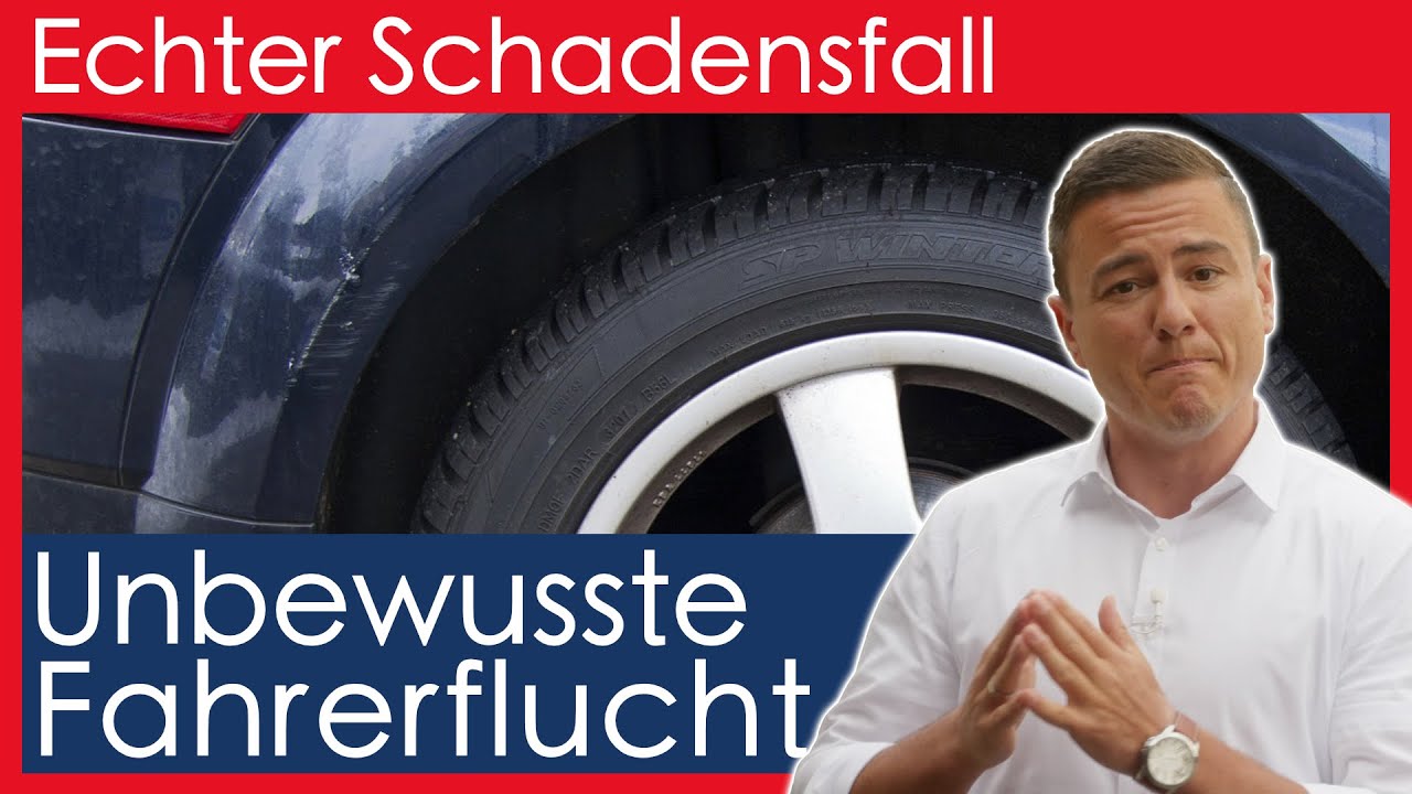 Parkplatzrempler - Unbewusste Fahrerflucht - Echter Schadensfall