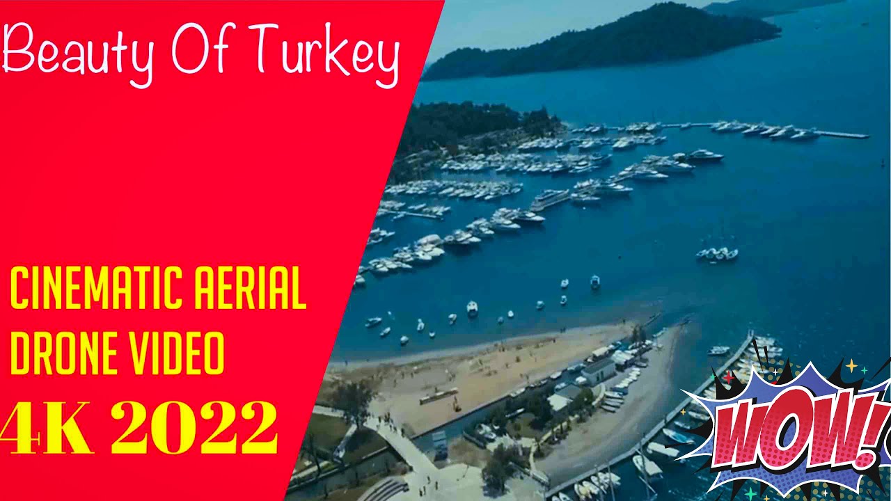 4K Drone Footage: Bird's Eye View of Turkey Mediterranean - Relaxation Film With Peaceful Music 2022