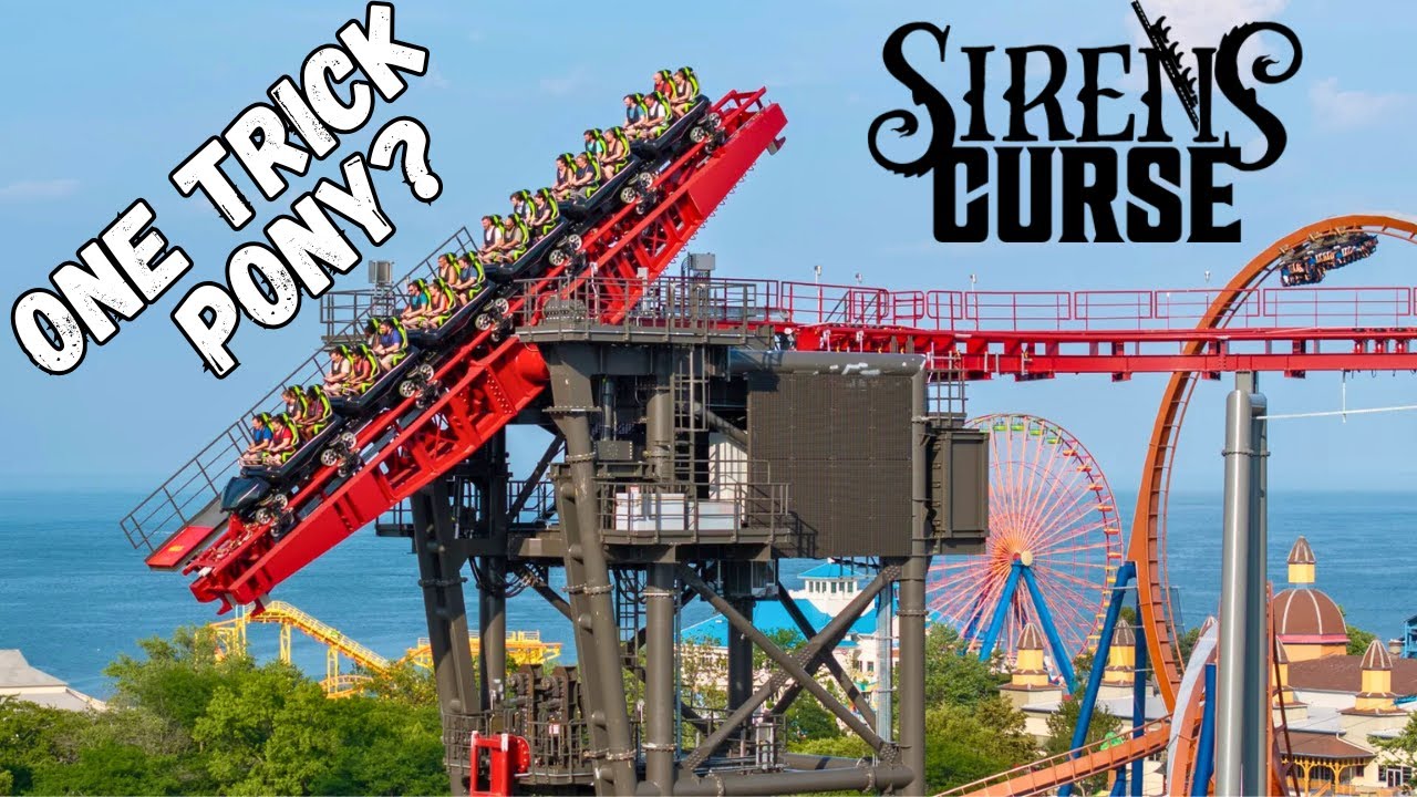 We Rode Siren's Curse!! But How Good is This Next Generation Vekoma Tilt Coaster? Cedar Point Vlog