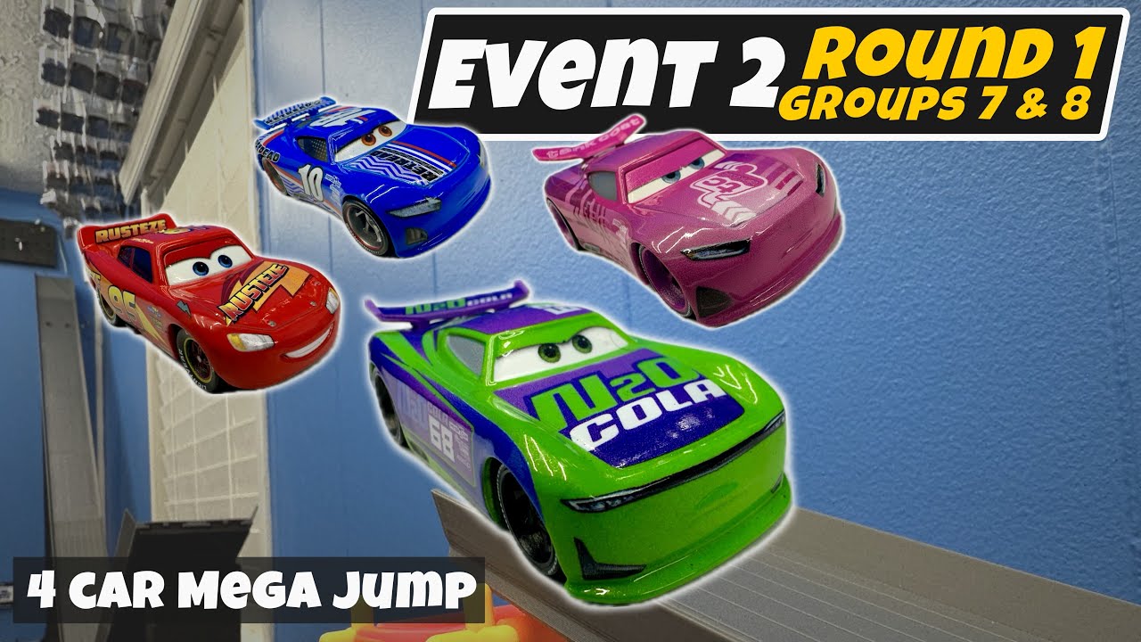Next-Gen Piston Cup Series: Event 2 - 4 Car Mega Jump 🔥