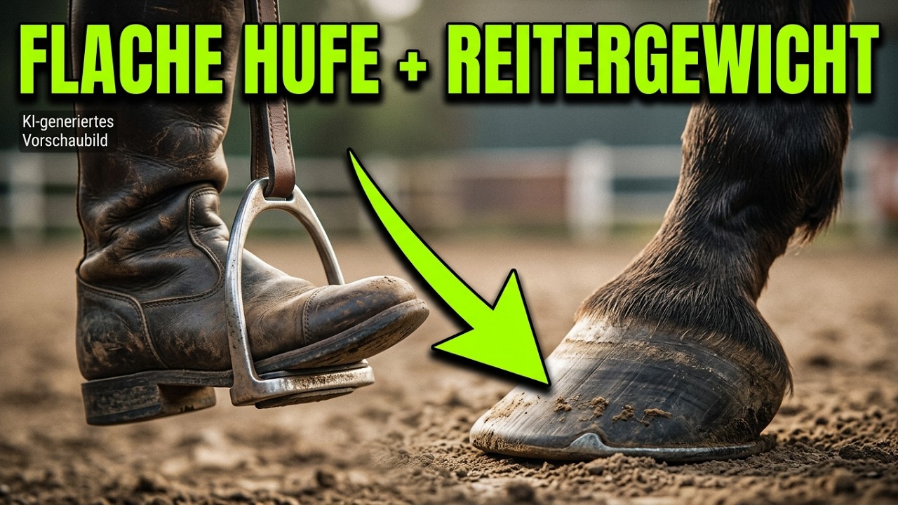Hufzeit: Was flache Huf mit dem Reitergewicht zu tun haben, Teil 2 Themenschwerpunkt flache Hufe