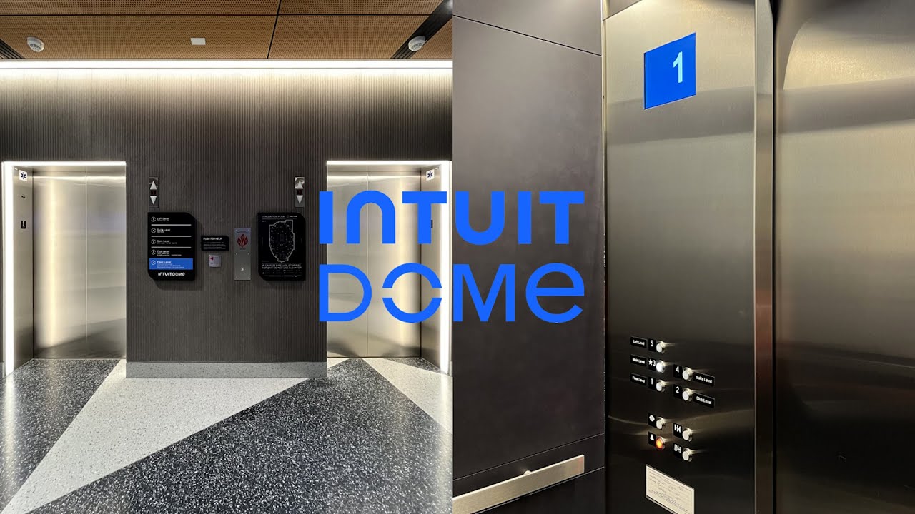 4 Schindler 5500 Traction Elevators at The Intuit Dome In Inglewood, CA