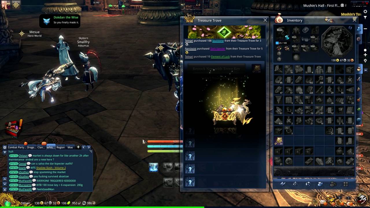 Blade and soul 2016 【PC】 「 Treasure Trove Event │April Spring Trove 」 「Europe 」