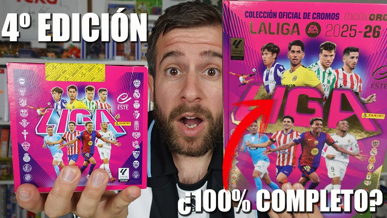 4&ordm; EDICI&Oacute;N y &Uacute;LTIMA de LIGA ESTE 2025-26 | UNBOXING CAJA 50 SOBRES