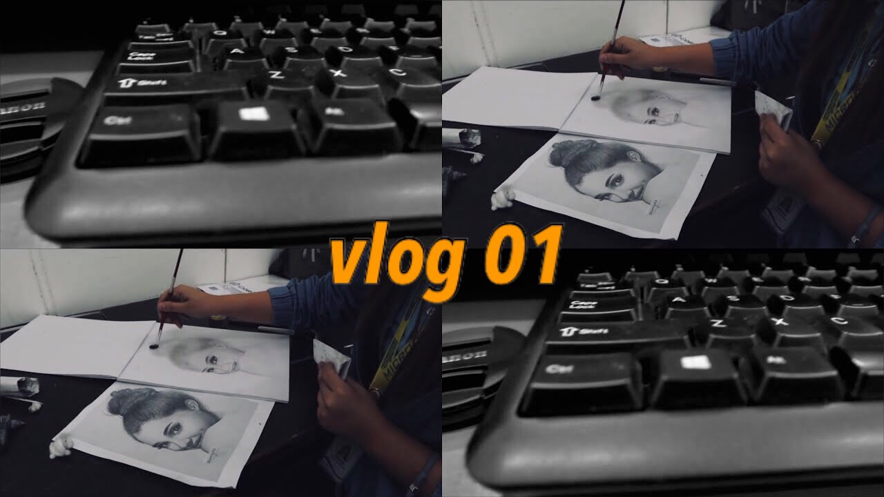 SCHOOL VLOG | 3D Animation Student, Learn *Maya, Photoshop, Adobe Painting & Drawing* | Vlog 01
