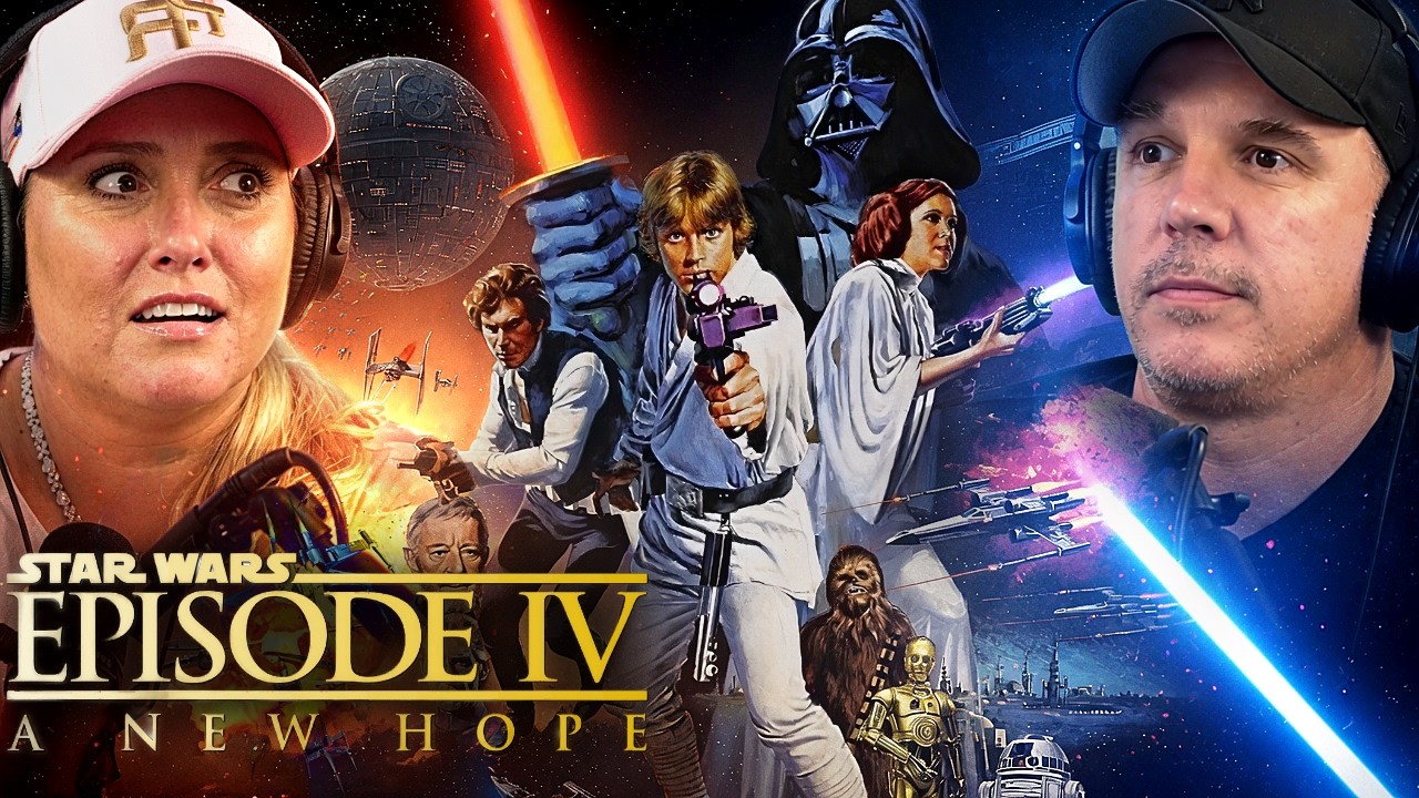 STAR WARS EPISODE IV: A NEW HOPE (1977) | Movie REACTION! | SAM'S First Time Watch!