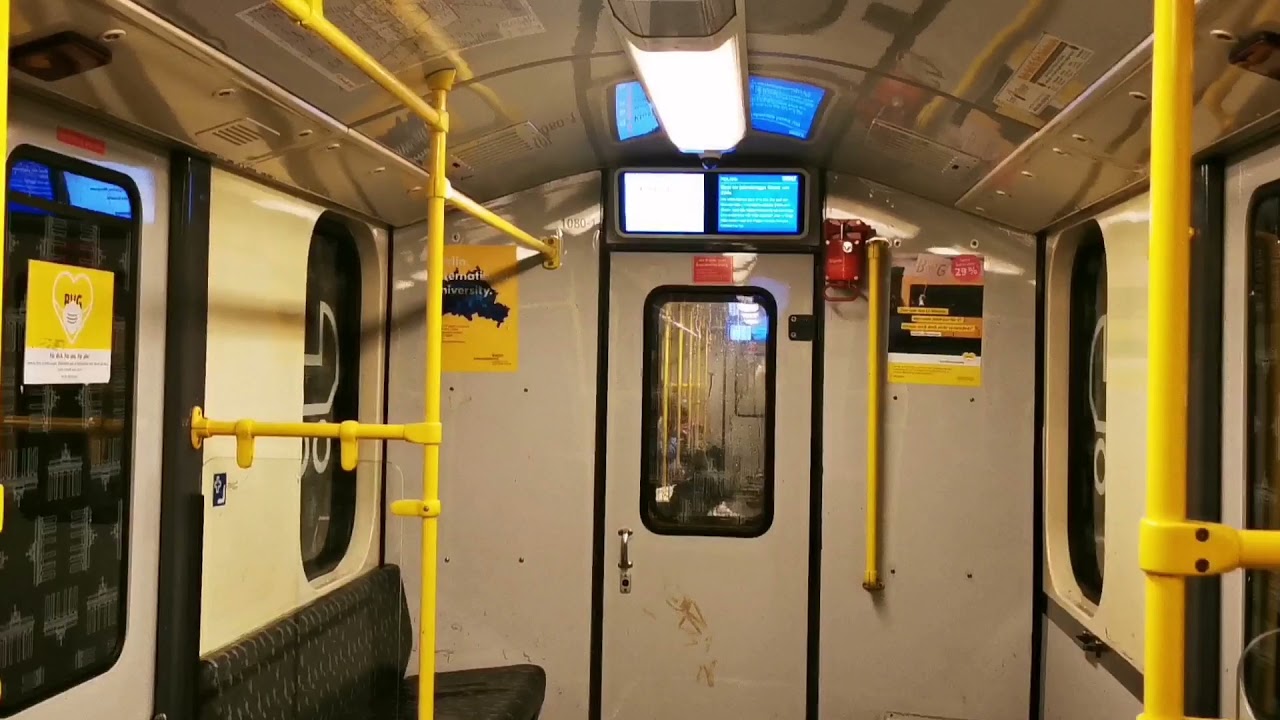 U-Bahn Berlin Mitfahrt im G1/E von Rosa-Luxemburg-Platz bis Klosterstraße auf der U2 [HD 1080p]