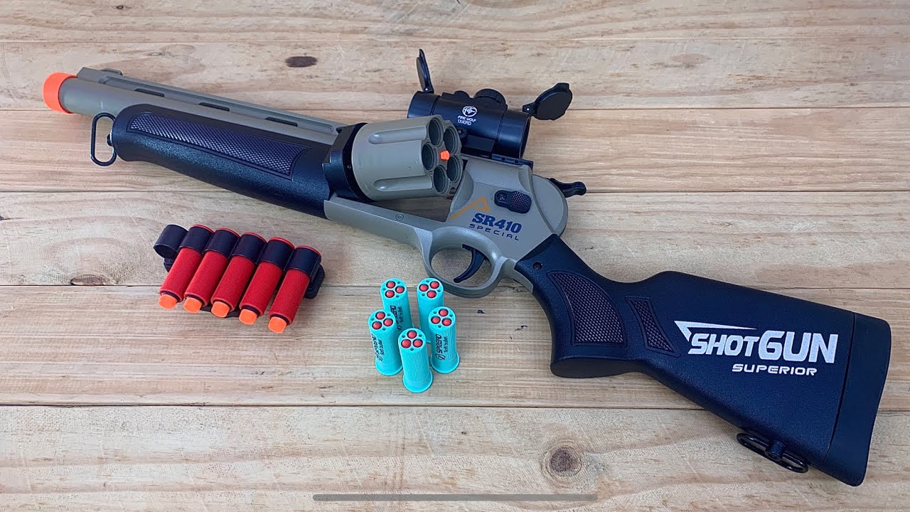 SR4100 Realistic Toy Revolver Shotgun