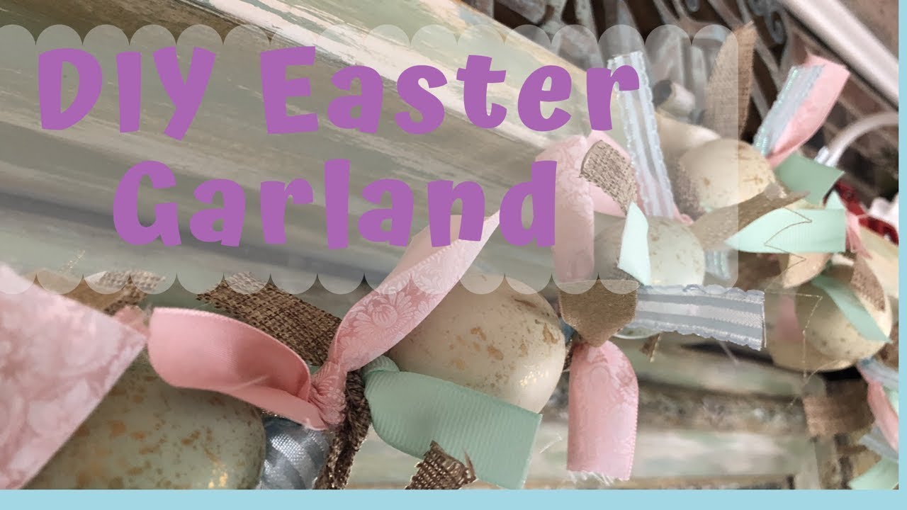 DIY Easter Garland