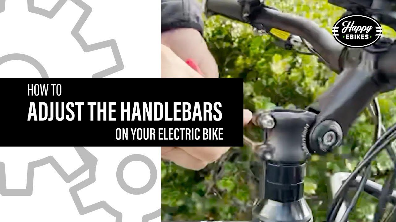 How To Adjust the Handlebars On An Electric Bike | Happy Ebikes and Bike Medic Plus