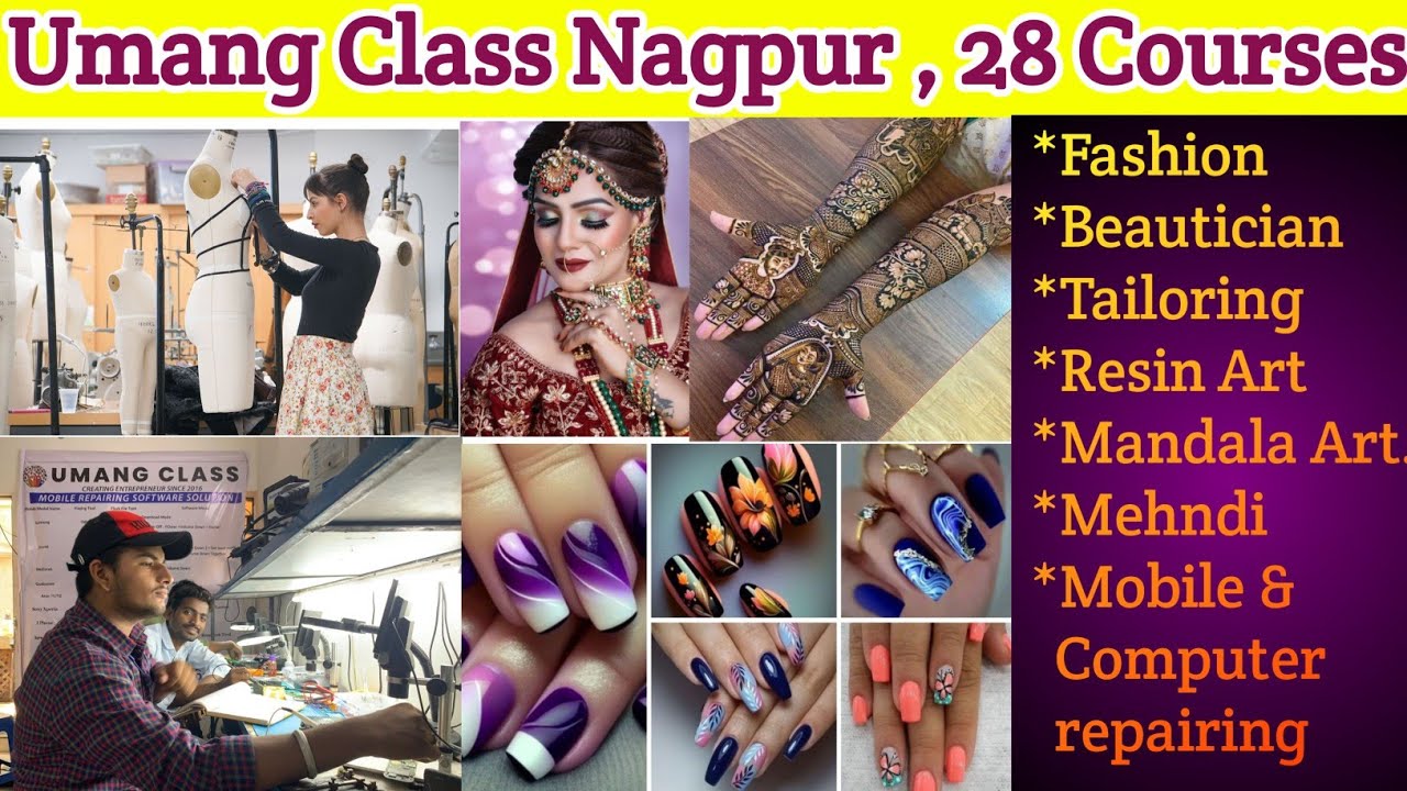 Tailoring | Fashion Designing | Mobile & Laptop Repairing..+28 Courses | Umang Classes Nagpur