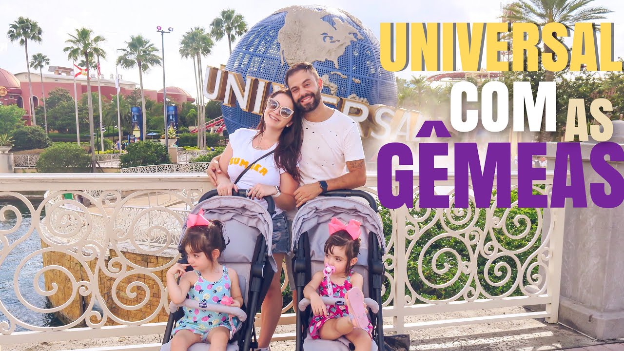 PRIMEIRO PARQUE - UNIVERSAL STUDIOS | Jéssica e as Gêmeas