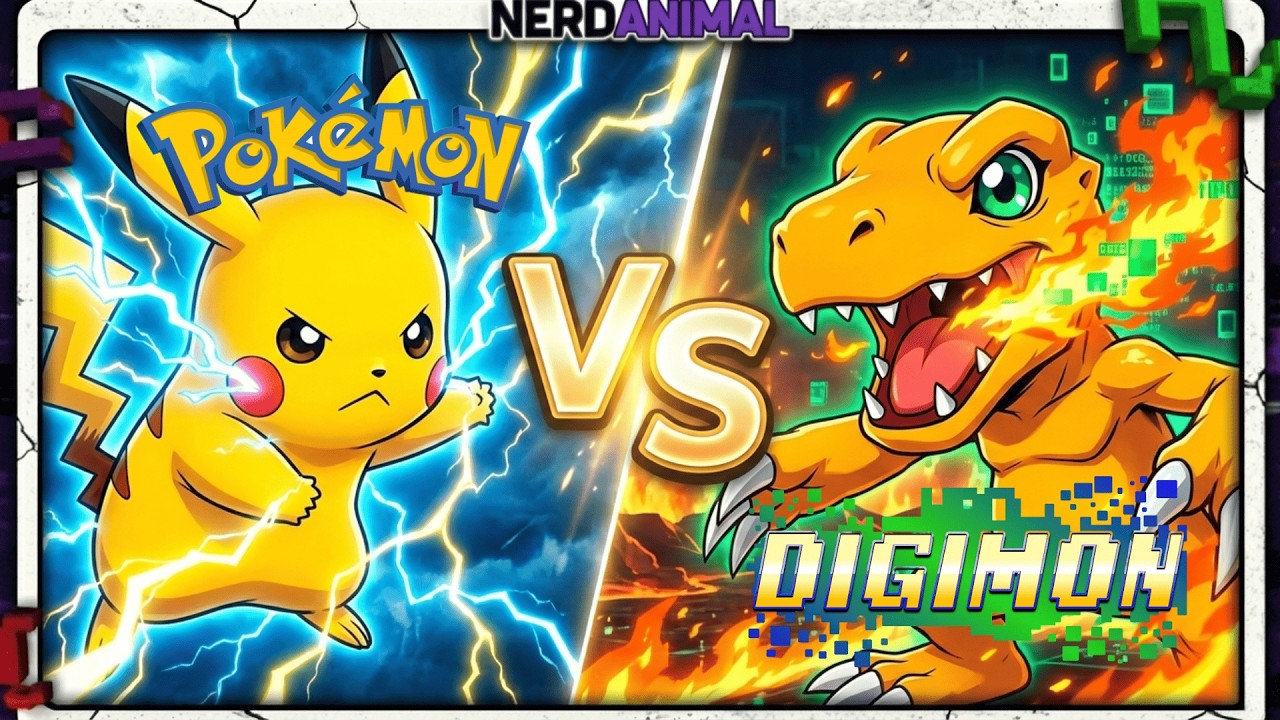 Pikachu vs Agumon | O duelo mais nostálgico dos anos 2000