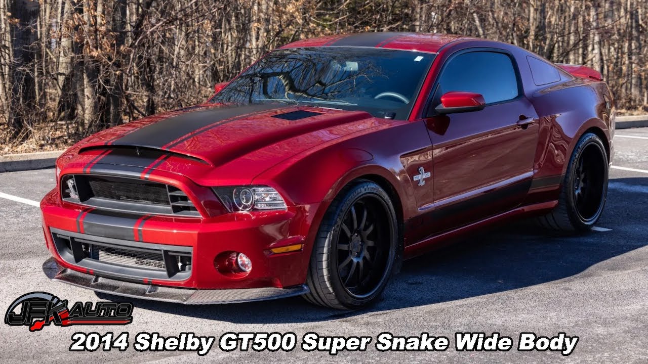 850 Horsepower 2014 Ford Mustang Shelby GT500 Super Snake Wide Body - JFK Auto