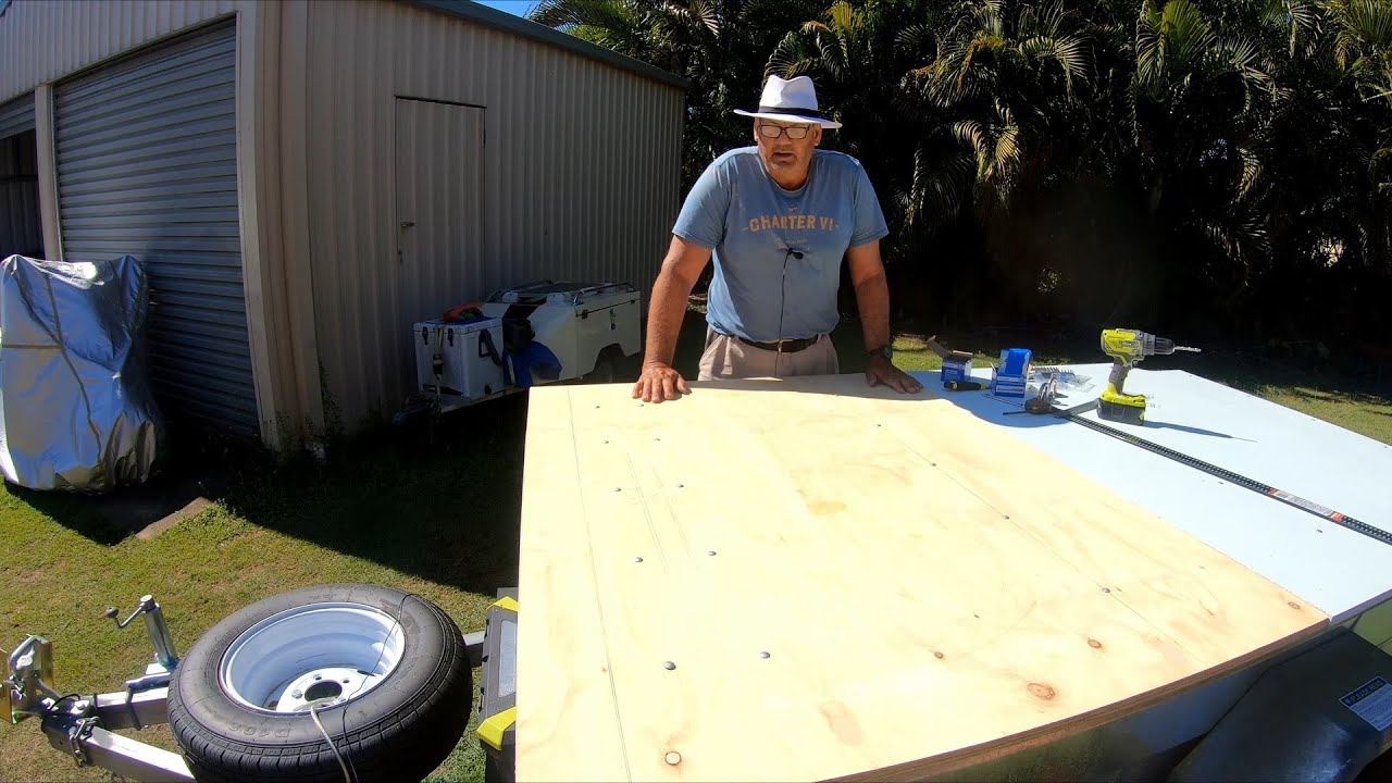 Ep 85. Building a Camper Part 3, Finishing off the floor.