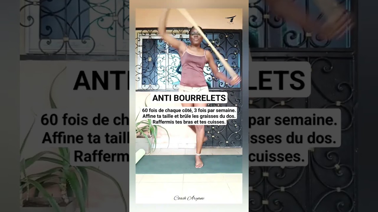 EXERCICE EFFICACE CONTRE LES BOURRELETS ET LE DOS GRAS