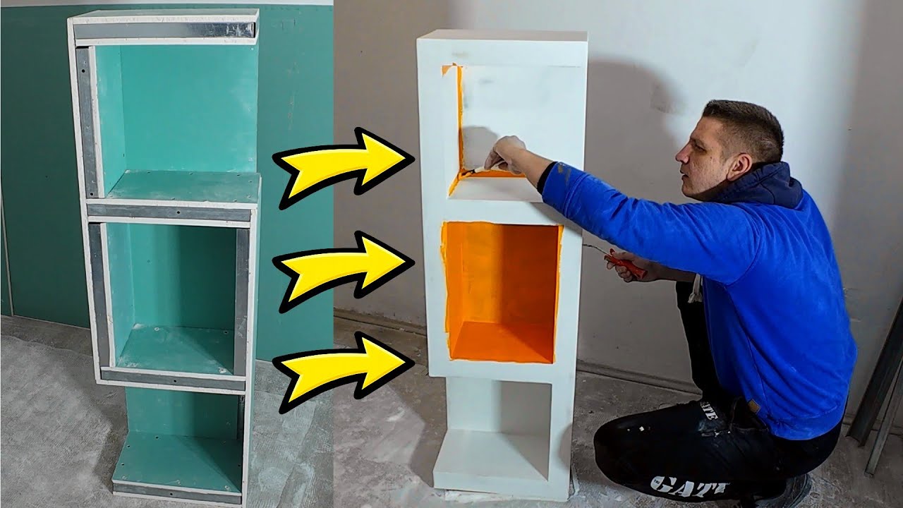 From Frame to Finish &ndash; Drywall Shelf Build