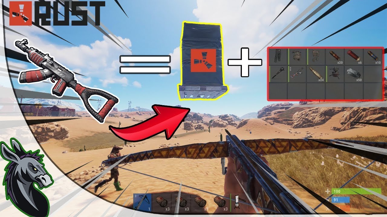 راست | حصلنا ak بأول دروب وانطردنا بسببو - واشتبكنا مع رفقات الأدمن  | Rust