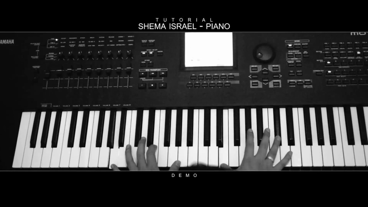 Tutorial Shema Israel   Piano