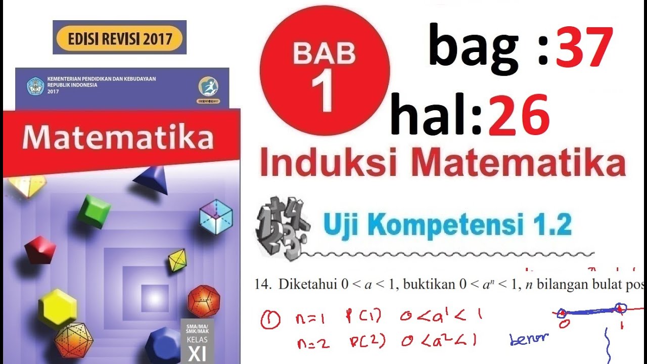 uji kompetensi 1.2 no 14 induksi matematika bab 1 kelas 11 buku bse k13 halaman 26