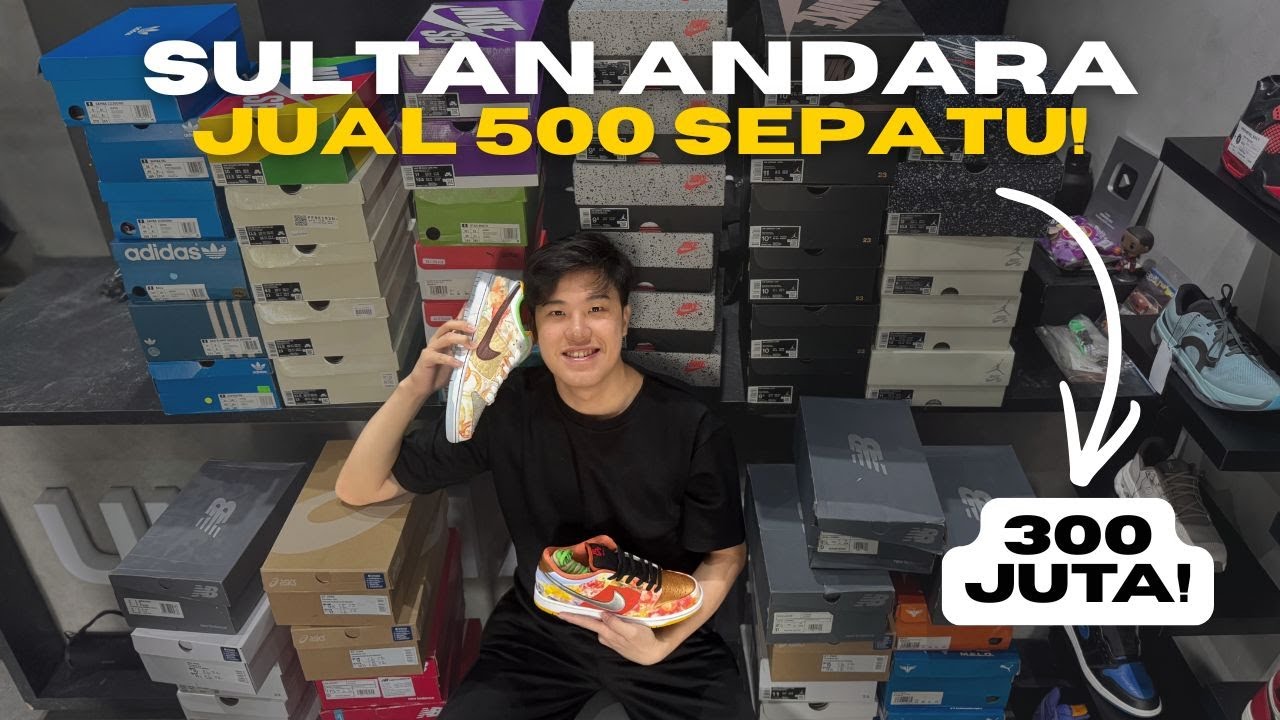 Big Cashout! Crazy Rich Indonesia Jual 500 Sepatu