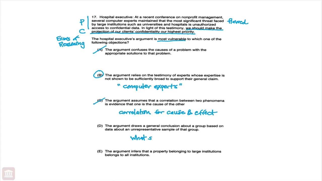 June 2007 LSAT LR1 Q17