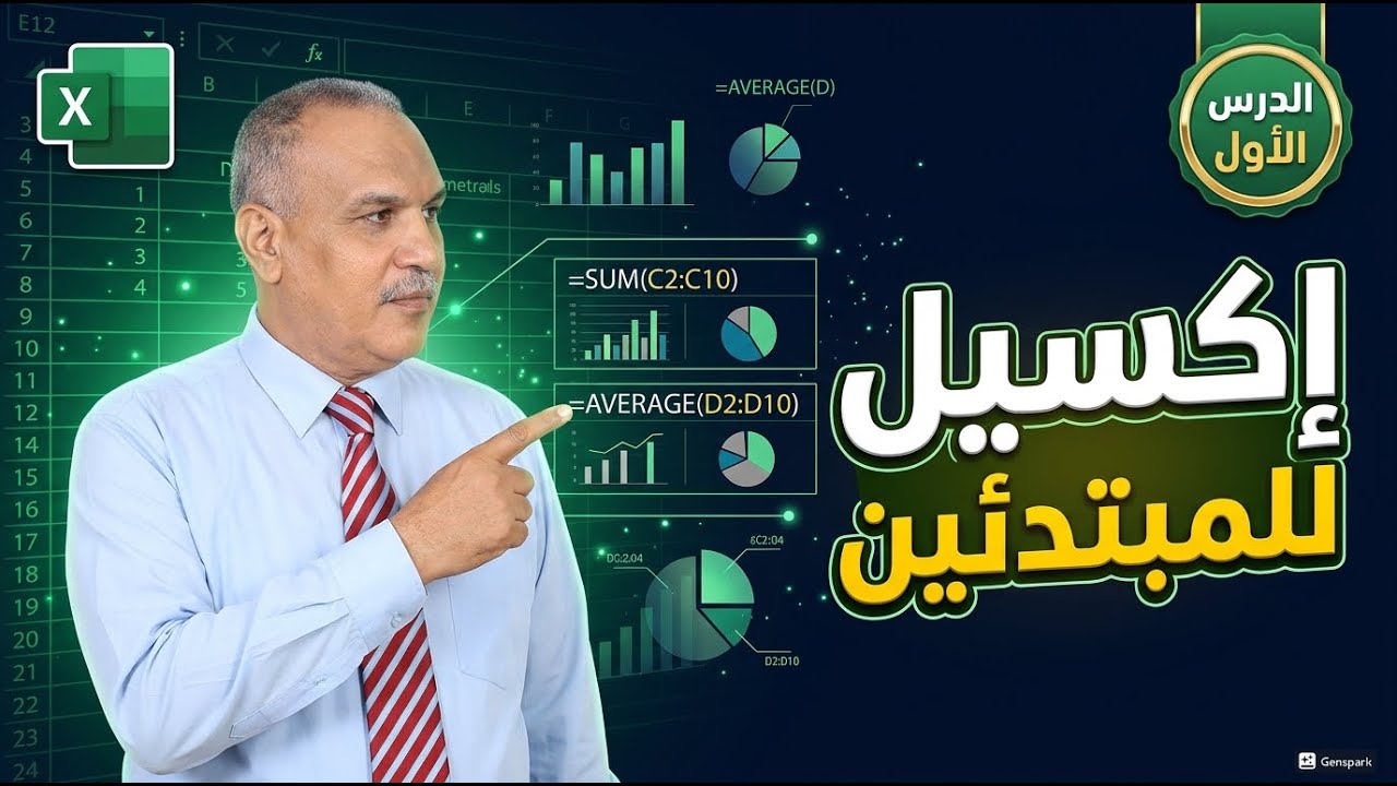 Microsoft Excel for Beginners اتعلم الاكسل من الصفر تابع البث