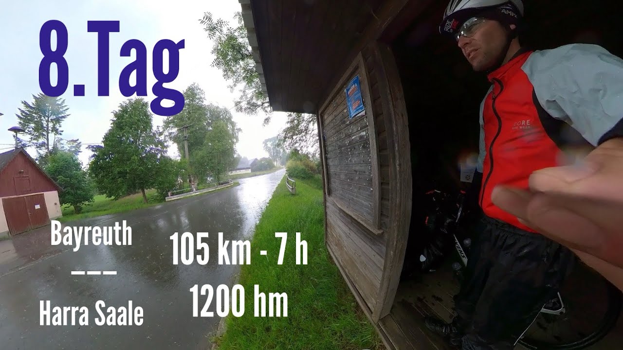 8.Tag - 8.6.25 - Bayreuth nach Harra Saale - Deutschlandtour- Gravelbike Rispe - Andreas Freimann