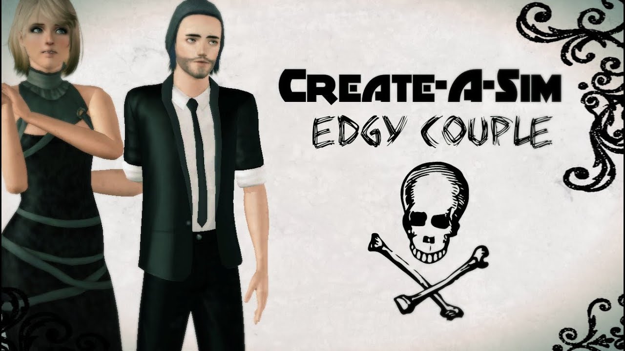 Create-A-Sim : Edgy Dark Couple