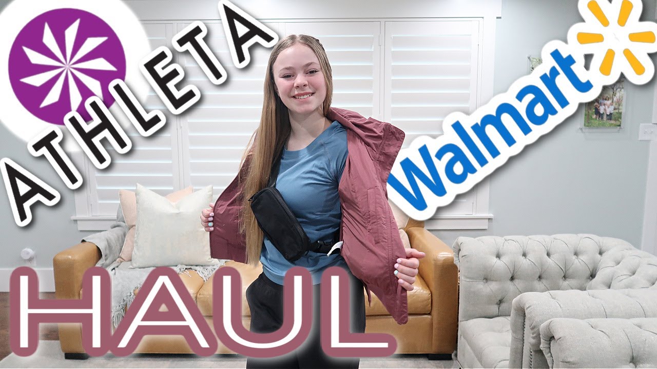 Olivia's Shopping Haul! Athleta + Walmart