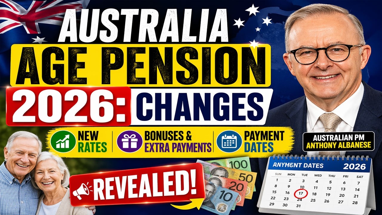 🔥 Australia Age Pension Changes 2026: New Rates, Bonuses & Payment Dates Revealed!