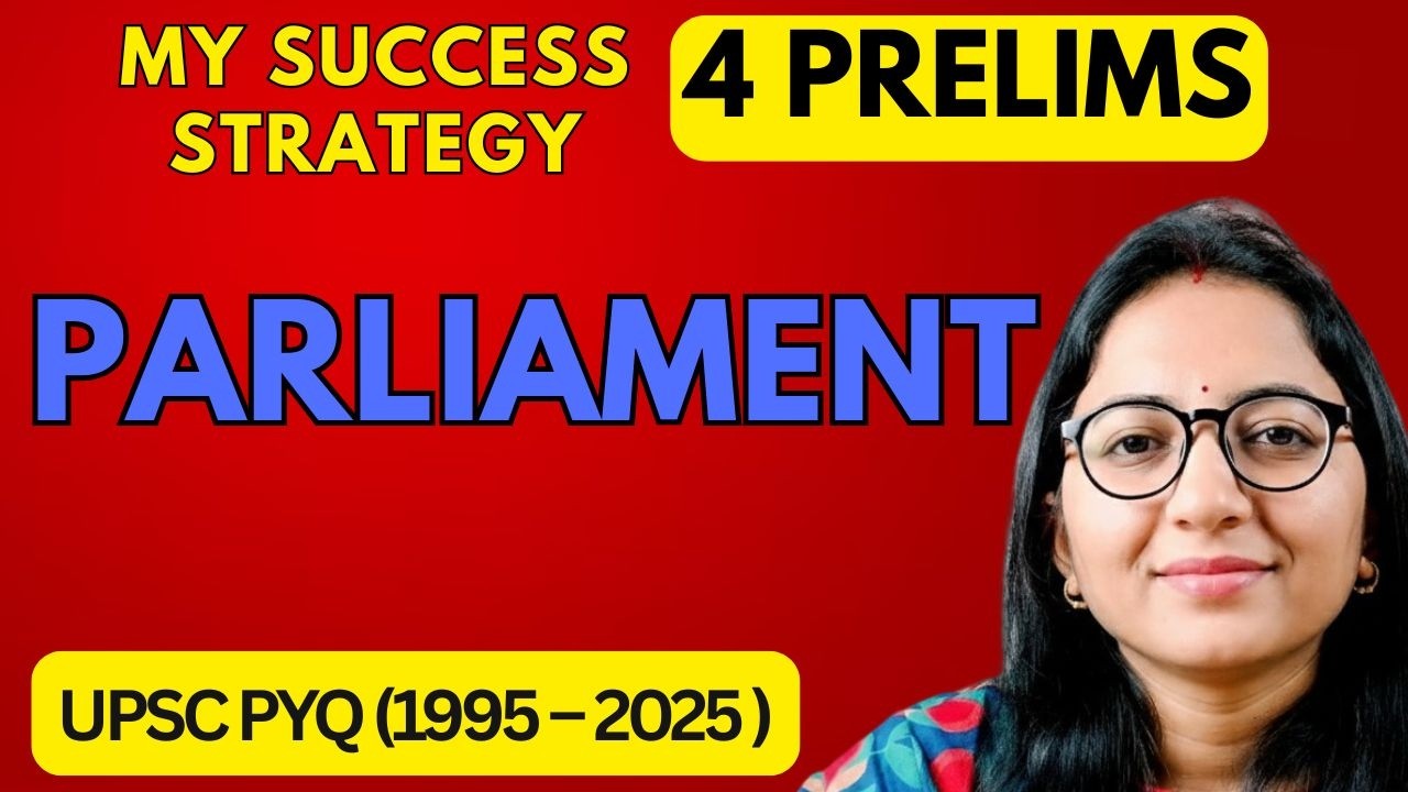 Parliament | Complete Polity UPSC PYQ Analysis (1995-2025)