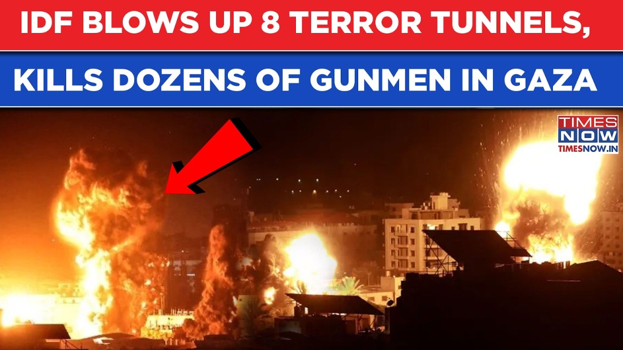 Wild Footage From IDF's Gaza Op: 8 Underground Terror TUNNELS BLOWN UP, Dozens Of Gunmen KILLED