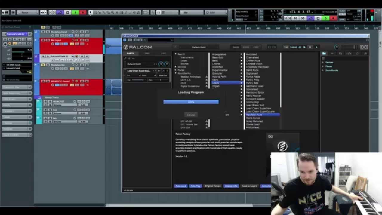 UVI's Falcon VST - Noodling Around with Presets 01