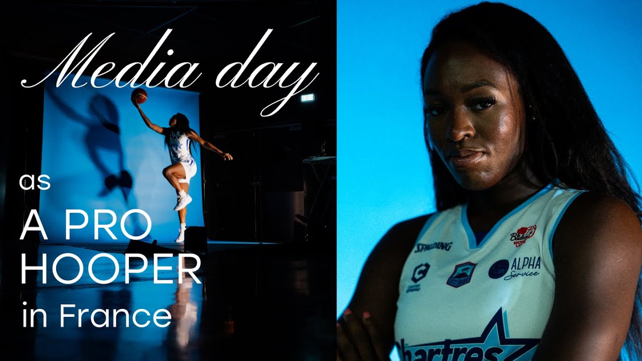 PRO BASKETBALL MEDIA DAY 🇫🇷 | Life as a Female Pro Athlete in France