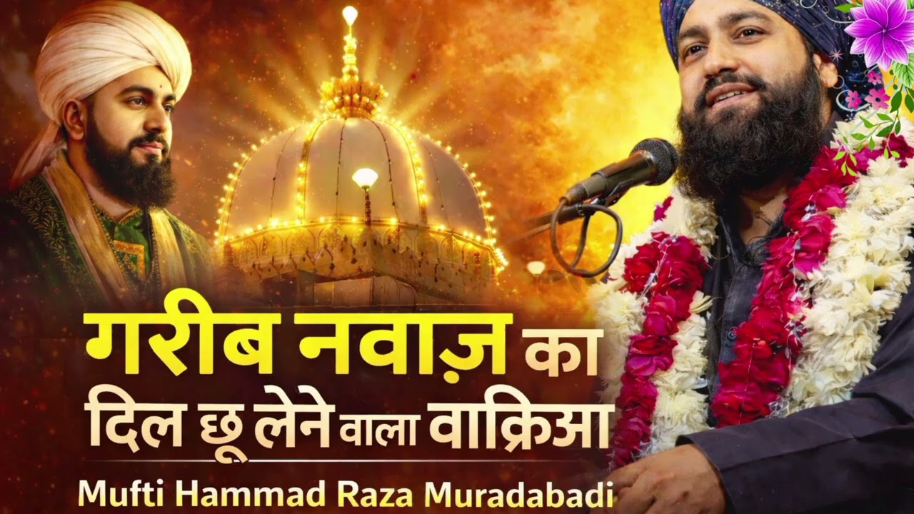 Mufti Hammad raza muradabadi //. New Byan Garib Nawaz ki shan me #mdrnetwork 