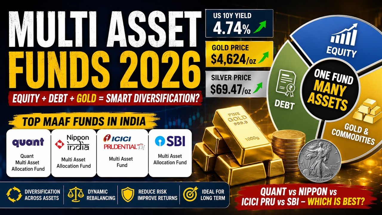  Multi Asset Funds 2026: Should You Invest in Equity + Gold + Debt? | Top MAAF Funds #mutualfunds