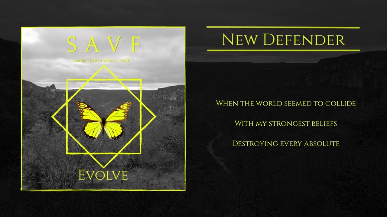 SAVF - New Defender (OFFICIAL LYRIC VISUALIZER)